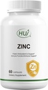HUJ Zink, 60 Kapseln, Potent Antioxidans für Immununterstützung
