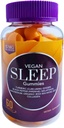 Vegan Sleep Gummies per Adulti – Bio-Sleep FusionTM con Melatonina, Magnesio, Turchese, Ginger, Sea Moss & Collagen – Supporto naturale per il sonno, Rilievo di stress, Sveglia rinfrescata – 60 Conte