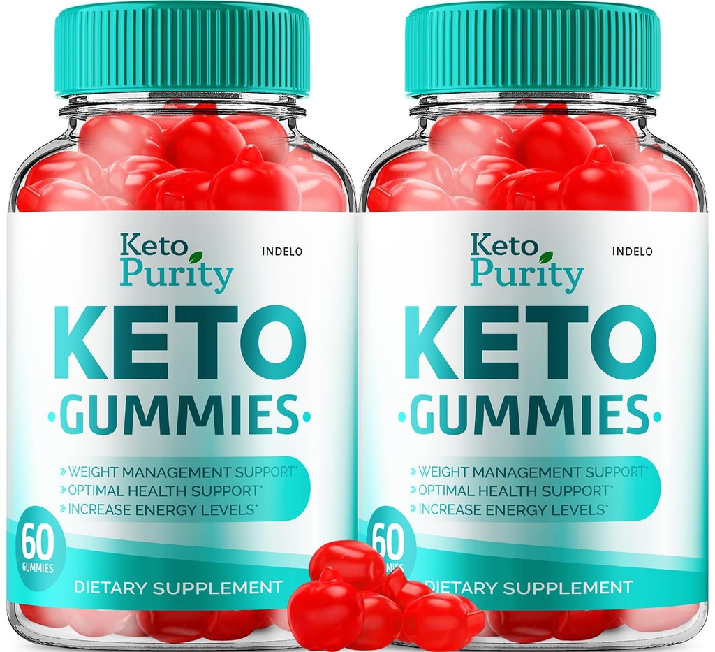 (2 Pack) Keto Purity ACV Gummies Perdita avanzata - Purezza Keto Plus ACV Gummies Aceto di Mele KetoPurity ACV Gestione del peso Gummies, Keto Purity Recensioni Vitamina B12 Keto+ACV (120 Gummies)
