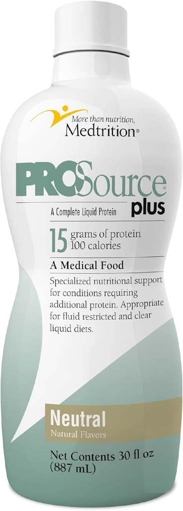 Peptidi di collagene liquido Tipo I, III 15 Grammi Proteine per oz. | Plus Bottiglie neutre 4 Pack Medtrition|