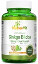 NutreeVit Ginkgo Biloba Kräuterergänzung Kapseln (240 Zähler)