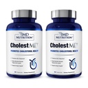 1MD Nutrition CholestMD mit Olivenblattextrakt, Bergavit, Niacin, Knoblauch | 120 Kapseln (2-Pack)