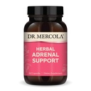 Dr. Mercola Herbal Adrenal Support, 30 Serve (60 Capsule), Integratore alimentare, Gestione del Mood e dello Stress, Non OGM