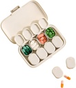 Kawaii Pill Box Travel Portable Small Medicine Box Daily Medicine Case Pill Organizer Pill Container