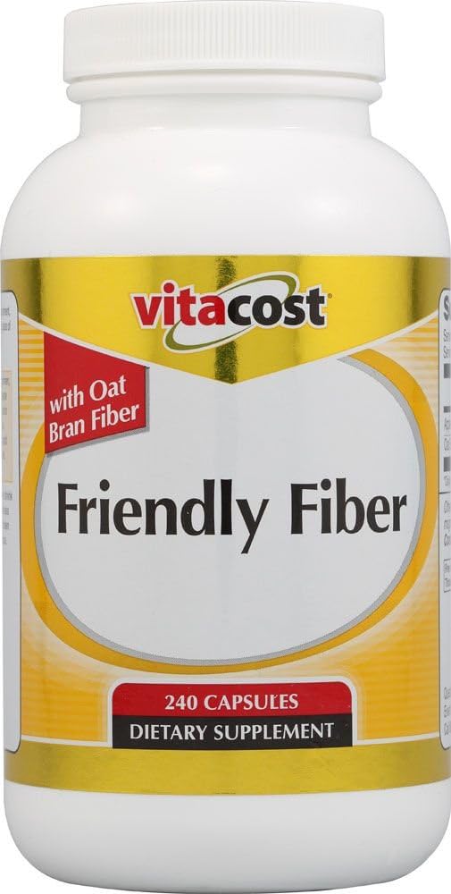 Vitacost Friendly Fiber - 240 Kapseln