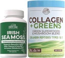 Country Farms ‘Beauty Pack Collagen + Greens Irish Sea Moss, Collagen for Skin, Hair Growth, Nails & Joints, Ultimate Beauty Support Gift, Confezione da 2