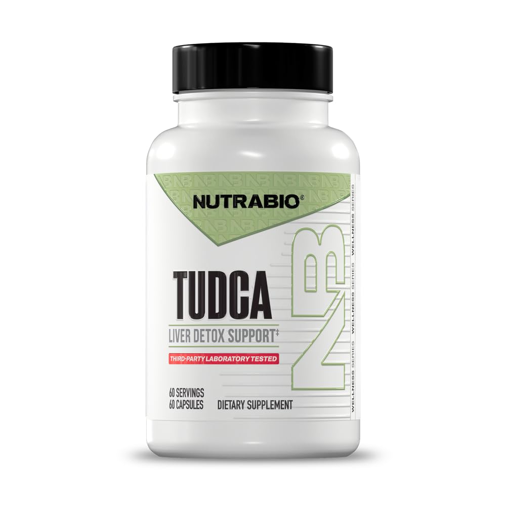 Ungebunden von NutraBio - Tudca Supplement, 60 Kapseln – Kann helfen Liver Gesundheit, Entgiftung und allgemeine Wellness