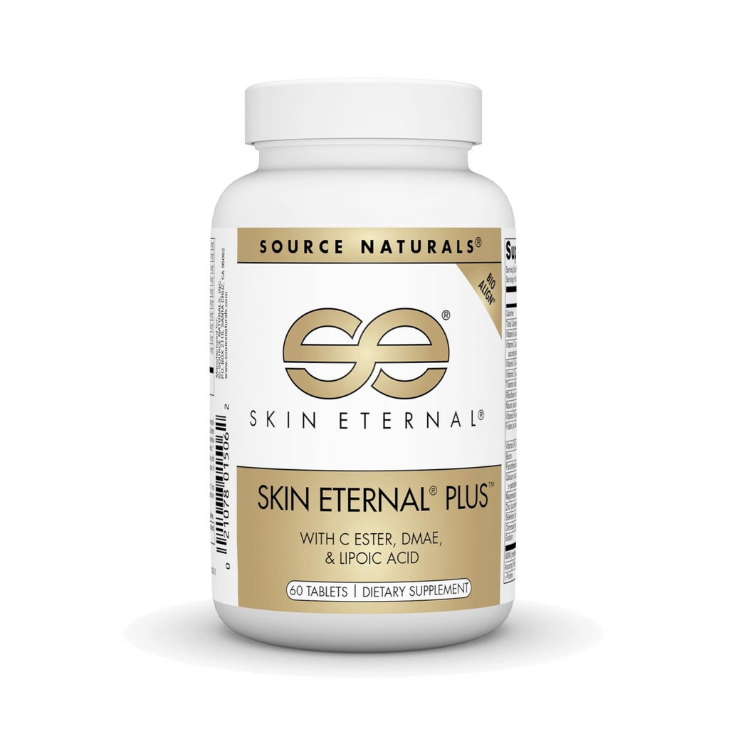Quelle Naturals Haut Eternal Plus, mit C Ester, DMAE, & Lipoic Acid - 60 Tabletten