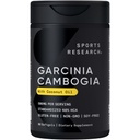Recherche sportive Extrait de Cambogia de Garcinia (60% HCA) avec huile de coco bio vierge extra.