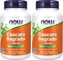 JETZT Ergänzungen, Cascara Sagrada (Rhamnus purshiana)450 mg, 250 Veg Kapseln (Pack von 2)