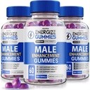 (3 Pack) Energizzare Gummies - Energizzare Gummies per Uomo, Energizzare Gummies Maschio, Supplemento per promuovere la salute generale e il benessere, Utilizzato per mantenere uno stile di vita sano e attivo (180 Gummies)
