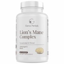 Lions Mane Complex - Konzentrat 4:1 Extrakt für Gehirngesundheit, kognitive und Gedächtnisunterstützung - 60 Kapseln