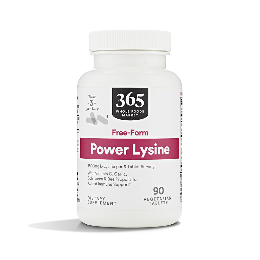 365 par Marché des aliments entiers, Lysine Power, 90 Compte