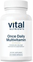 Nutrienti vitali Una volta al giorno Multivitamina | Vegan Multi per le donne e gli uomini | Allergen-Free | 19 Vitamine essenziali + Antiossidanti per la salute degli occhi e del cuore | Gluten, Dairy & Soy-Free | 60 capsule