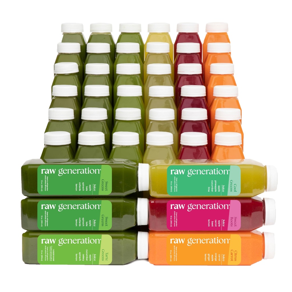 Nettoyer les jus de 7 jours pour la perte de poids, la désintoxication, le bloom réduit et l'énergie accrue – 42 jus pressés à froid pour écraser les cravaches et réinitialiser votre alimentation