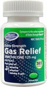 Gas Relief Extra Strength, 125mg Simethicone (365 Softgels), Schnelles Relief aus Gas, Bloating, Vollständigkeit, Schmerzhafte Beschwerden, Im Vergleich zu Gas-X Extra Strength Aktive Inhaltsstoffe