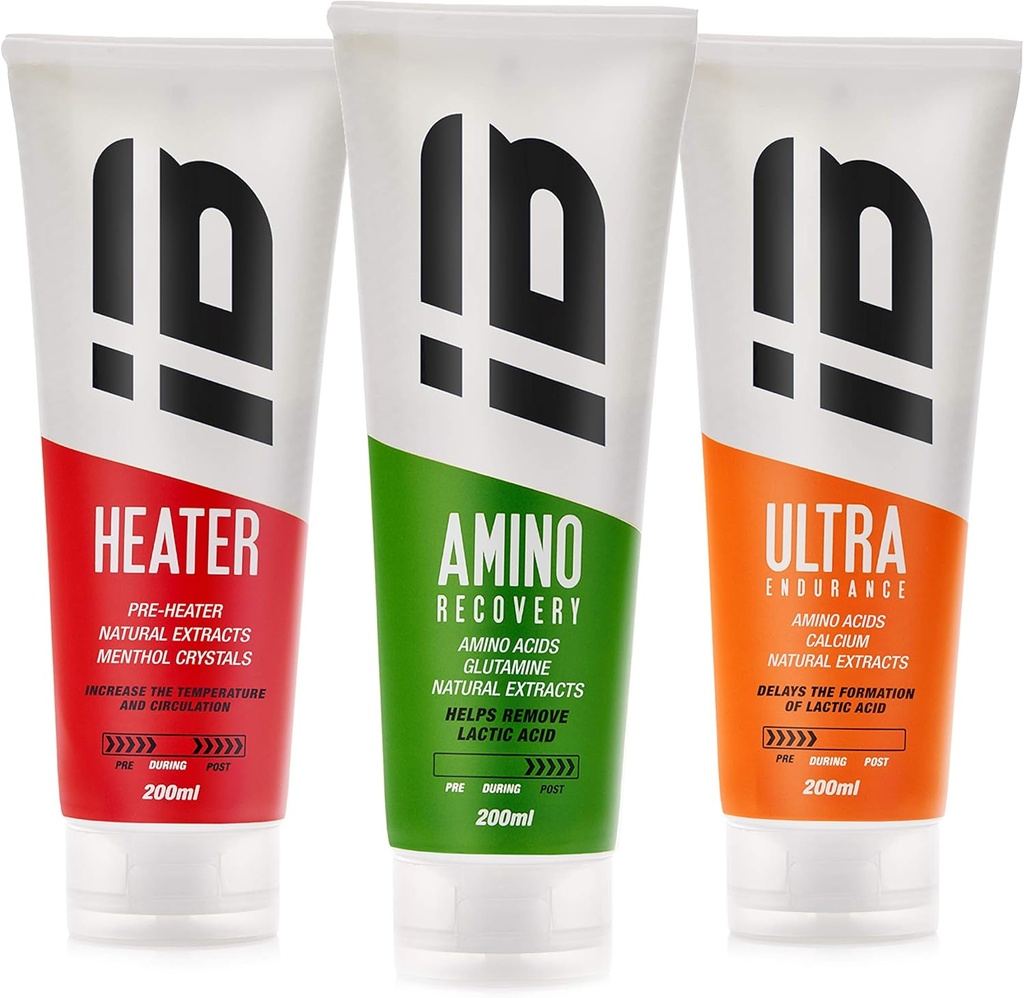 KIT 3 Creme INBIKE (Heater + Amino + Ultra)