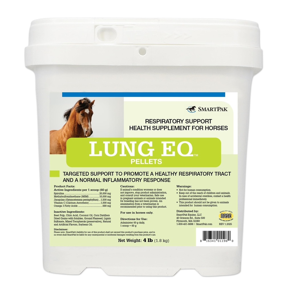 SmartEquine Lung EQ Pellets pour l'assistance respiratoire