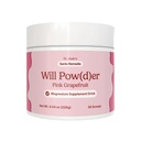 Will Poudre Complément diététique Botanique en poudre Magnésium Potassium et mélange à base de plantes Pamplemousse rose Arôme Stress Support Relaxation musculaire Pas de sucres ajoutés Végétarien 30 portions