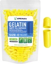 XPRS Nutra Size 0 Capsule Vuote - 100 Count Empty Gelatin Capsule - Pillole DIY Capsule Filling - Pure Bovine Pill Gel Caps per Do-It-Yourself Supplements (Yellow)