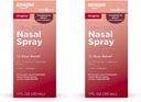 Grundpflege Maximale Festigkeit 12 Stunden Nasenspray, Oxymetazolin HCl-Lösung, Stauhilfe, Kälte- und Allergiemedizin, Dekongestant, 1 Fl Oz (Pack mit 2)