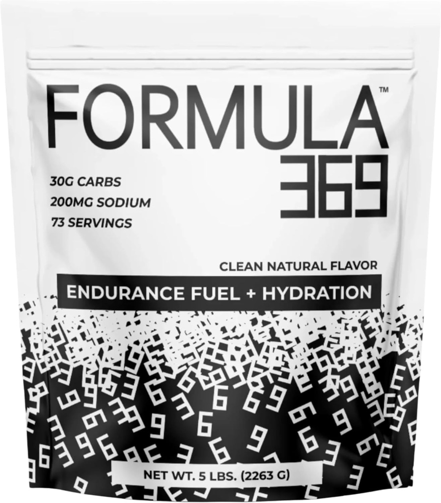 Formule 369 Mélange d'endurance et de boisson énergétique – 30g de glucides + électrolytes