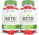 Justified Laboratories (2 Pack Slimlife Evolution Keto ACV Gummies Slim Life1000MG Apple Cider Vinegar Formulated Pomegranate Beet Juice Powder B12 Vegan 120 Gummies