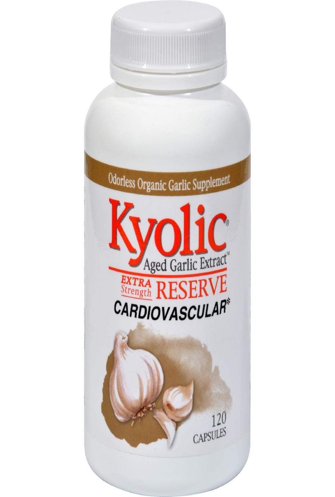 Réserve kyolique Extrait d'ail vieilli 600 Milligrammes 120 Capsules