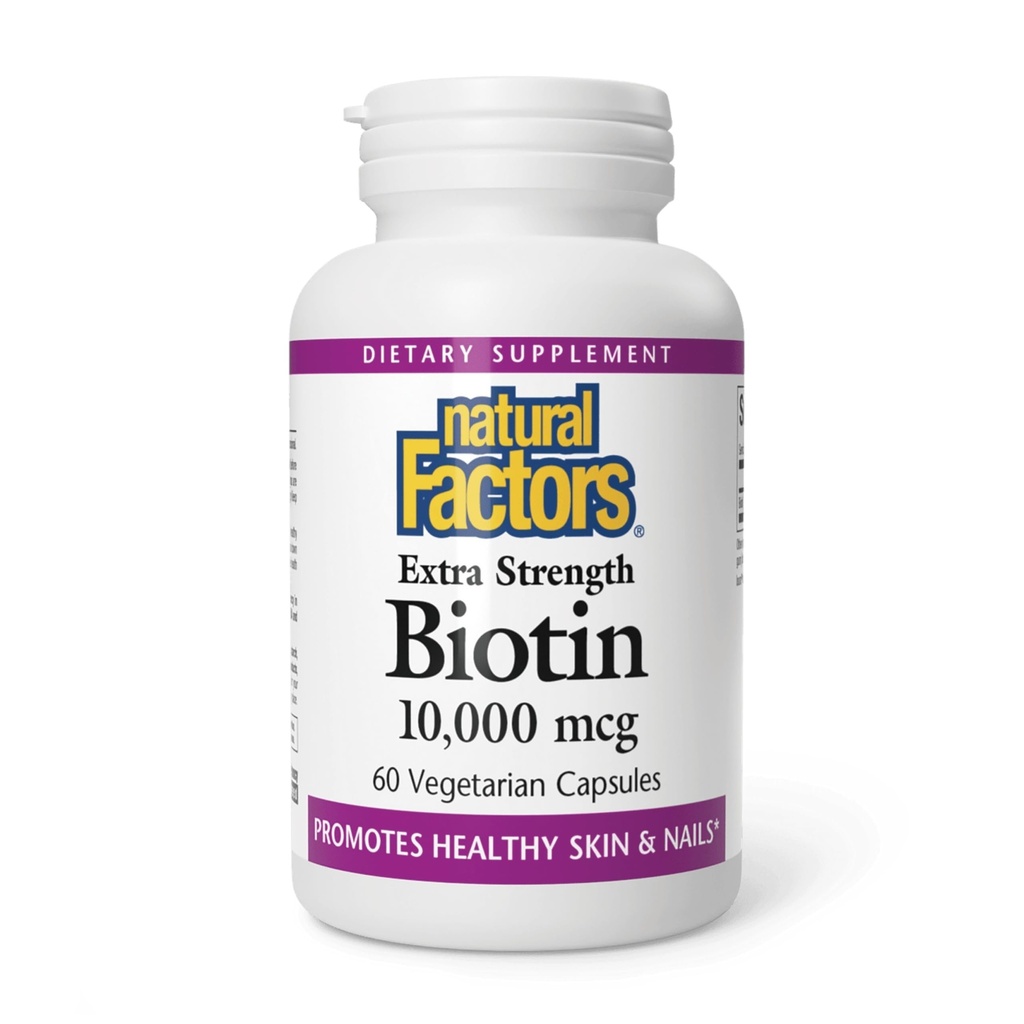 Natürliche Faktoren Biotin 10000Mcg, 60 CT