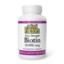 Facteurs naturels Biotine 10000Mcg, 60 CT
