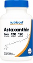 Nutricost Astaxanthin 6mg, Non-GMO und Glutenfrei, 120 Softgels (4 Monate Versorgung)