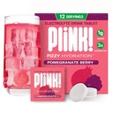 Plink! Compresse elettrolitiche per adulti e bambini – Bacca di melograno, 12ct – Idratazione quotidiana familiare – Basso zucchero, Vegan, Keto Friendly, Non OGM