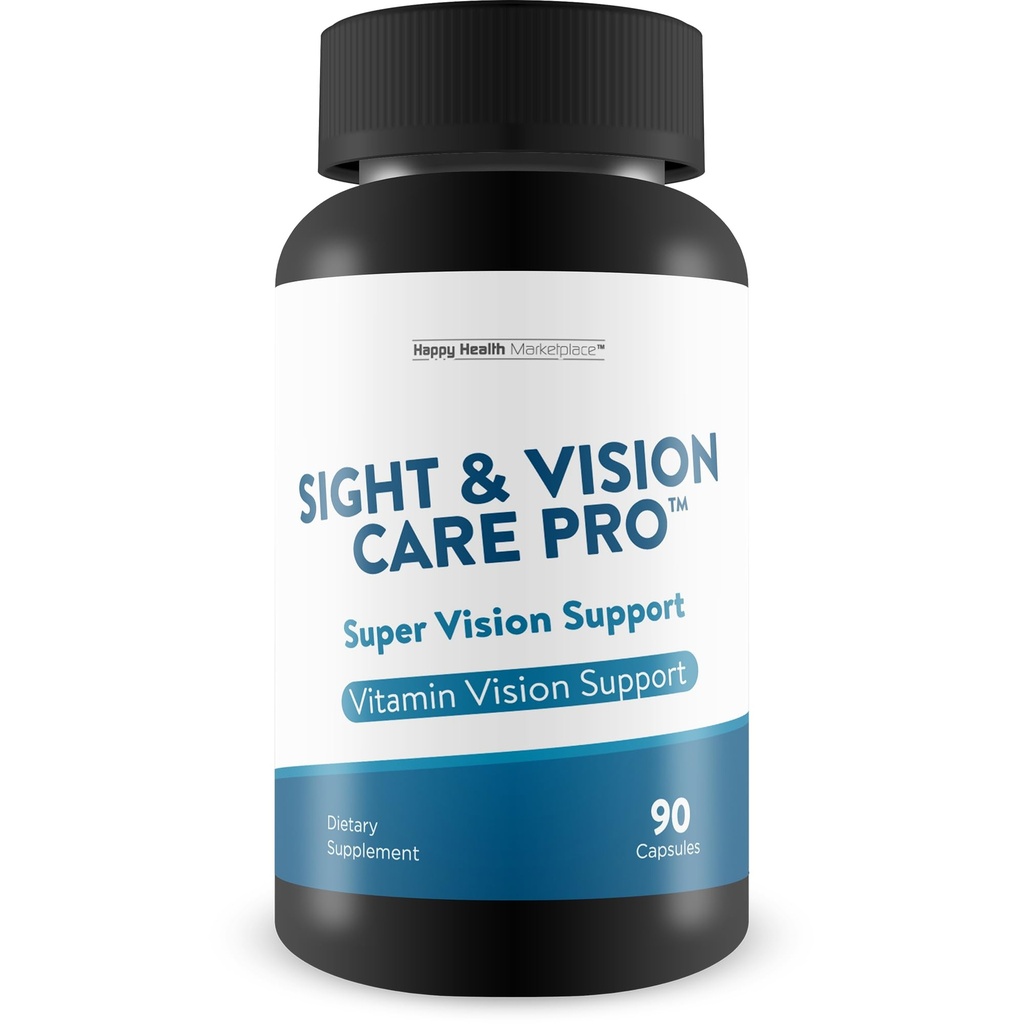 Sight & Vision Care Pro - Super Vision Support - Vitamin & Mineral Vision Supplement mit Antioxidant Cell Support - Förderung von visueller Acuity und reduzierter Augenzahl - Unterstützung von Acht- und Augengesundheit