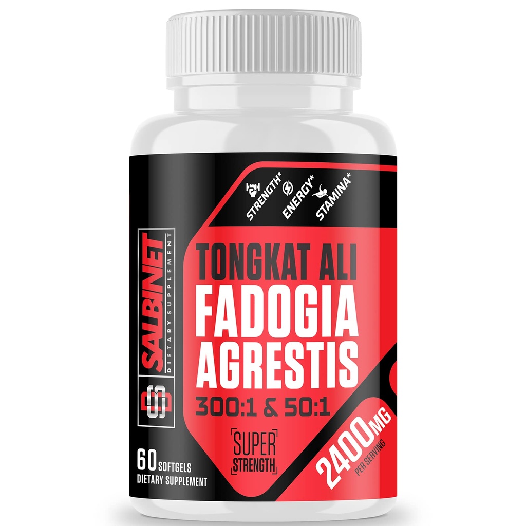2400mg Fadogia Agrestis Tongkat Ali Suppléments - Tiers testés - 1400mg Fadogia Agrestis & 1000mg Tongkat Ali, force maximale, masse musculaire et performance sportive