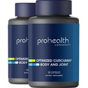 ProHealth Body & Joint - Optimierte Curcumin Longvida (60 Veggie Kapseln) (2-Pack)