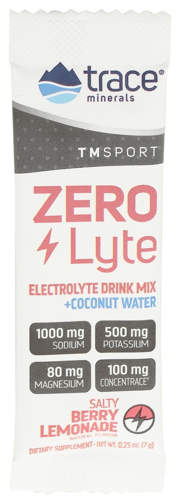 Recherche sur les minéraux traces Berry Salty Lemonade Zérolyte SGL, 0,25 Oz