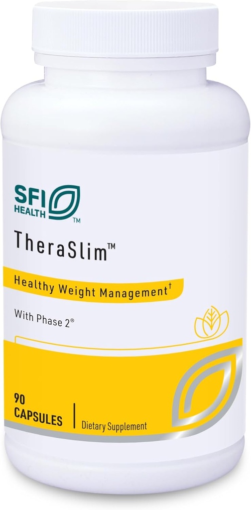 Klaire Labs SFI Health Theraslim - Phase 2 Carb Controller Formel mit weißen Bohnen-Extrakt zu helfen Block Starches & Carb Calories (90 Kapseln)