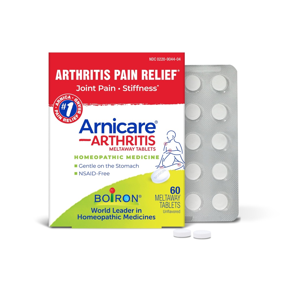 Boiron Arnicare Arthritis Tabletten für Arthritis Schmerzlinderung, Gelenke Soreness und Rheumatische Schmerzen - 60 Zähler