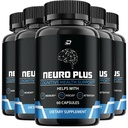 Neuro Plus Brain Supplement, NeuroPlus für Speicherformel, Nero Plus PQQ, um die negativen Auswirkungen von Brain Fog, Neuro+ Kognitive Funktion, Nuero Plus Bewertungen zu reduzieren (5 Pack - 300 Kapseln)