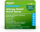 Cura di base 24-Hour Allergy Relief Nasal Spray, Fluticasone Propionate (Glucocorticoide) 50 mcg, Full Prescription Strength, Non-Drowsy, 0.62 fl oz (Pack of 3)
