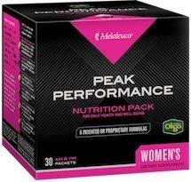 Melaleuca Peak Performance Nutrition Pack, Formula femminile, 30 AM & PM Packets