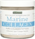 Risposta della natura Marine Collagen Liquid | Wild Caught Norweigen Cod | Pure Collagen Peptides con acido ialuronico & Biotin | Supporta capelli sani, pelle, unghie, ossa e giunti | Gluten-Free 4.8oz