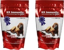 Aloha Médicament K9 Immunity Plus, supplément de soutien immunitaire pour les chiens de plus de 70 lbs, produits biologiques et champignons améliorés pour la santé des chiens, paquet de 2, 90 Chews