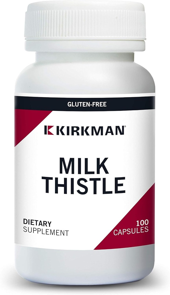Kirkman Milk Thistle 100 mg - Allergiker | 100 Vegetarische Kapseln