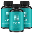 WellPath Zen Stress Relief Supplement + Mood Support (180 ct) | Calm, Stress & Energy Aid | Ashwagandha Root, Rhodiola Rosea, L-Theanine, Lemon Balm | Herbal Capsules
