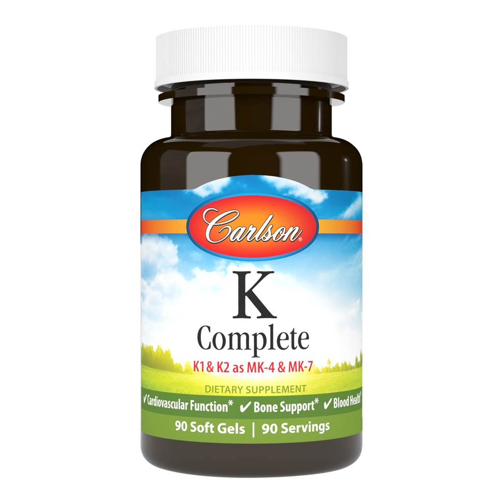 Carlson Labs K Complete Softgels, 90 Compte