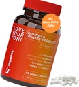 Probiotici vaginali e prebiotici per le donne - Support Vaginal Health & pH Balance - Probiotico femminile per Vaginosi batterica - Cura femminile e vaginale - 60 capsule