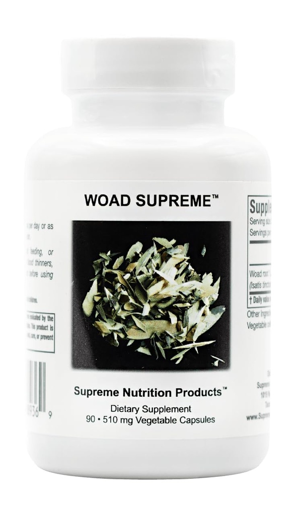 Supreme Ernährung Woad Supreme, 90 reine Isatis Wurzel vegetarische Kapseln